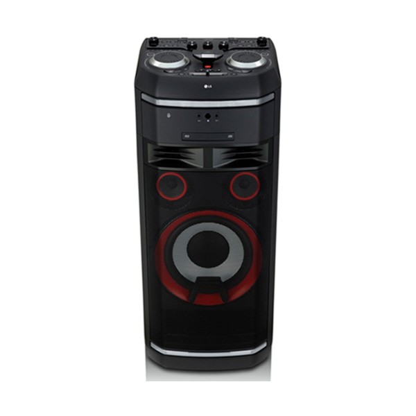 Lg xboom ol100 sistema de audio de alto voltaje portatil 2000w bluetooth usb funciones dj y karaoke