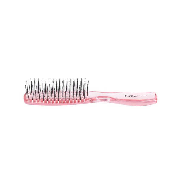 Eurostil desenredar cepillo transparente rosa 1un