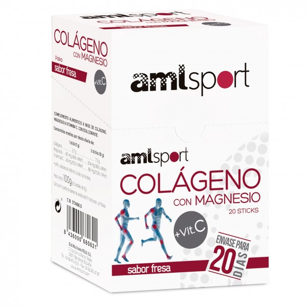 Colageno Magnesio Vitamina C 20 Sticks Lajustici