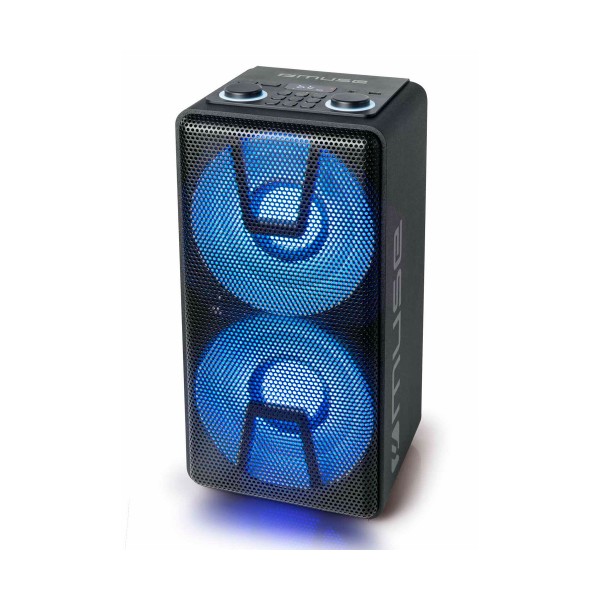 Muse m1805dj party box bt 150w/ bluetooth/ fm / usb reproductor/ entrada micro y guitarra