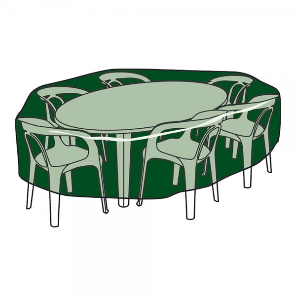 Funda de protección. cubre mesa y sillas ø325x90cm 100g/m²