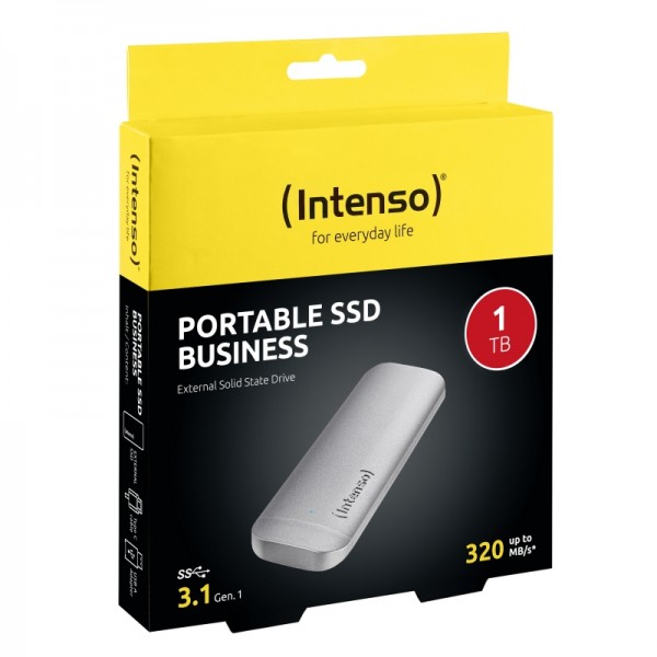 Intenso external ssd 1tb business 1.8" usb-c 3.1