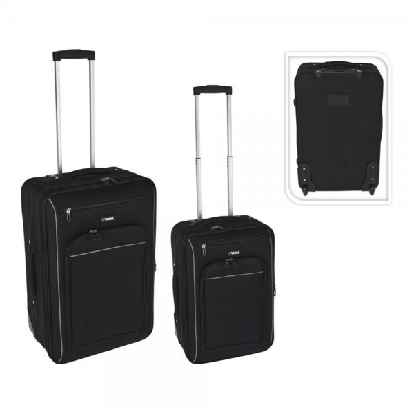 Set 2 maletas de viaje negras