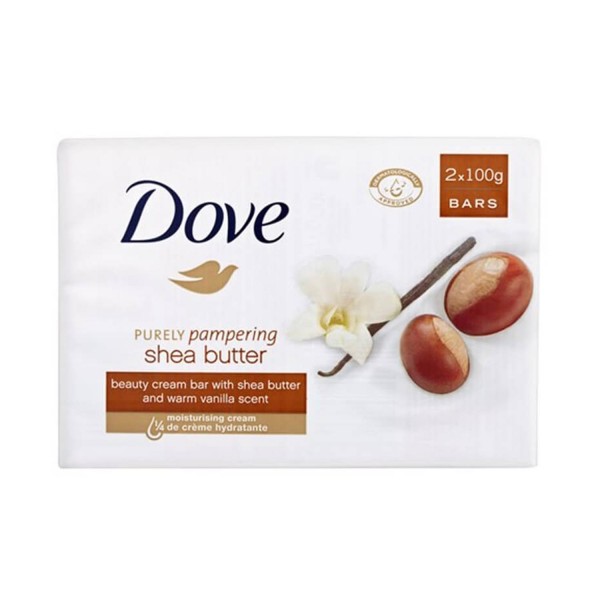 Dove shea butter pastilla jabon 2un