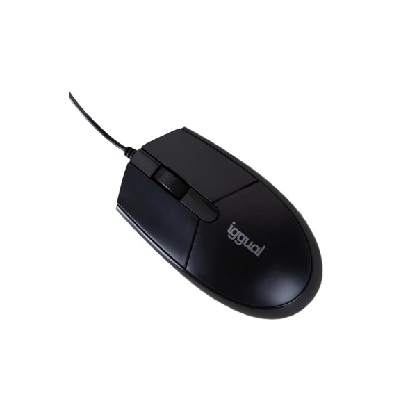 Iggual ratón óptico com-basic3-800dpi negro