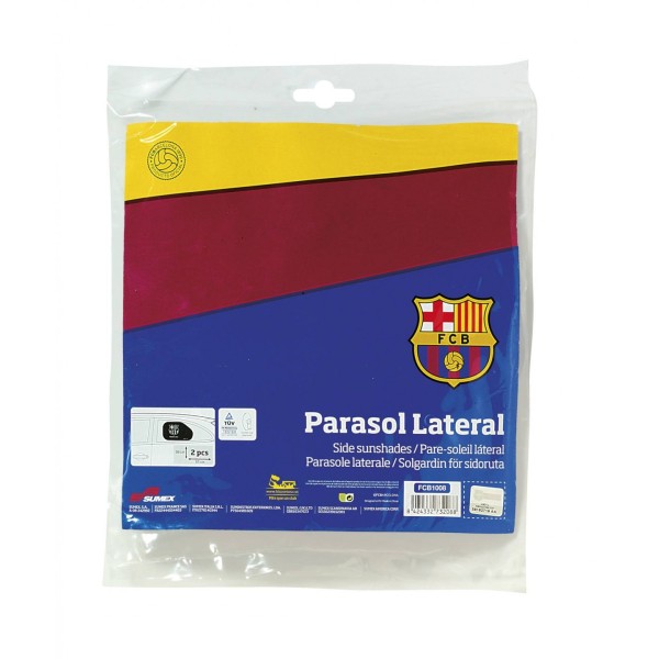 Parasol lateral con forma FC Barcelona