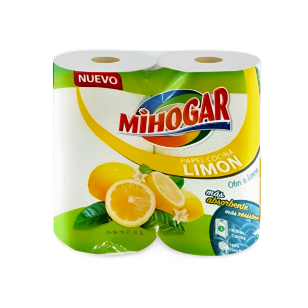 Mihogar papel de cocina limon 2 rollos