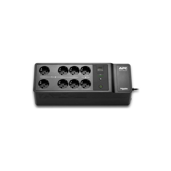 Apc back-ups  500va/300w 8 schuko 1 usb a