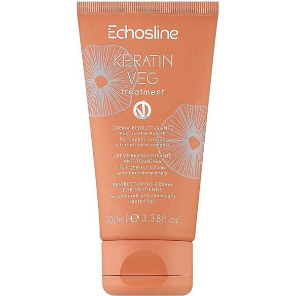 Echosline keratin veg crema reestructurante cabellos tintados 100ml