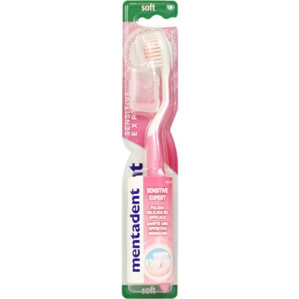 Mentadent soft sensitive expert cepillo de dientes 1un
